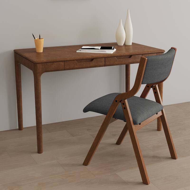 Upholstered Folding Dining Chair, Space Saving, Easy To Carry, Dining Room, No Assembly Required, 2-Pack