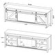 preview thumbnail 15 of 13, Enfield 71-Inch TV Stand Fireplace Media Console Dark Pine