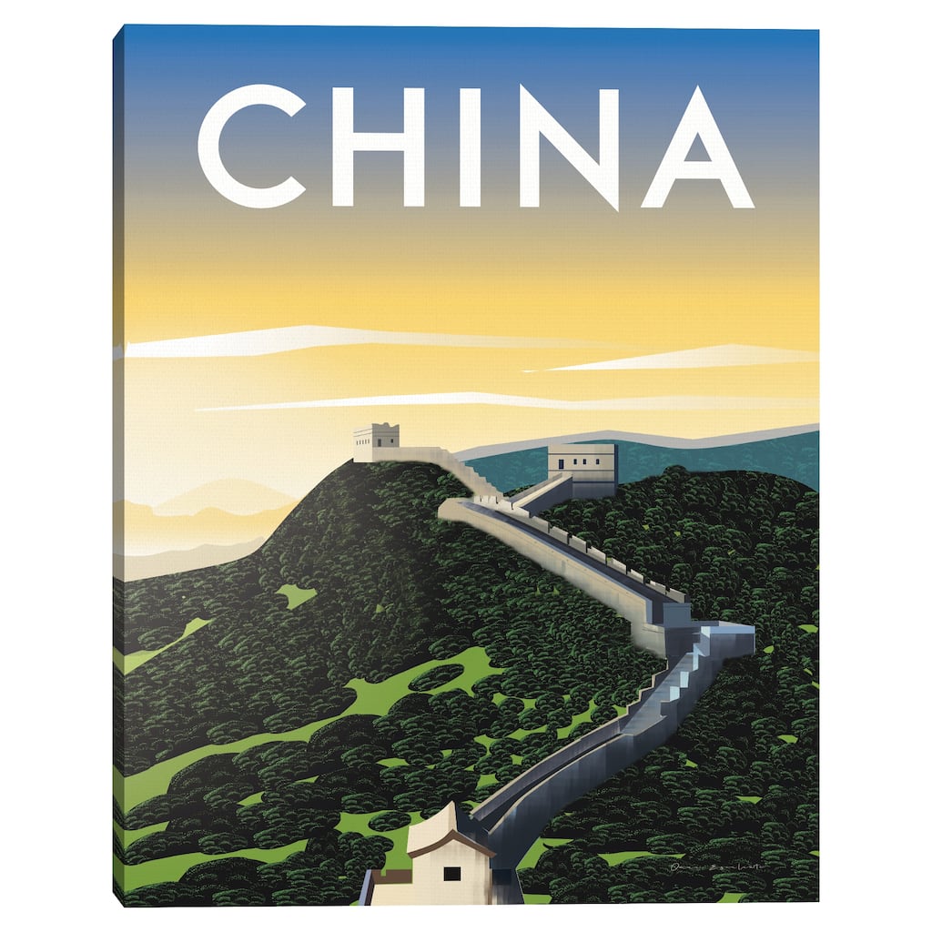 China by Omar Escalante Canvas Art Print