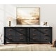 preview thumbnail 13 of 16, Kids Dresser for Bedroom, Baby Closet Storage Organizer for Nursery Black - 12-drawer