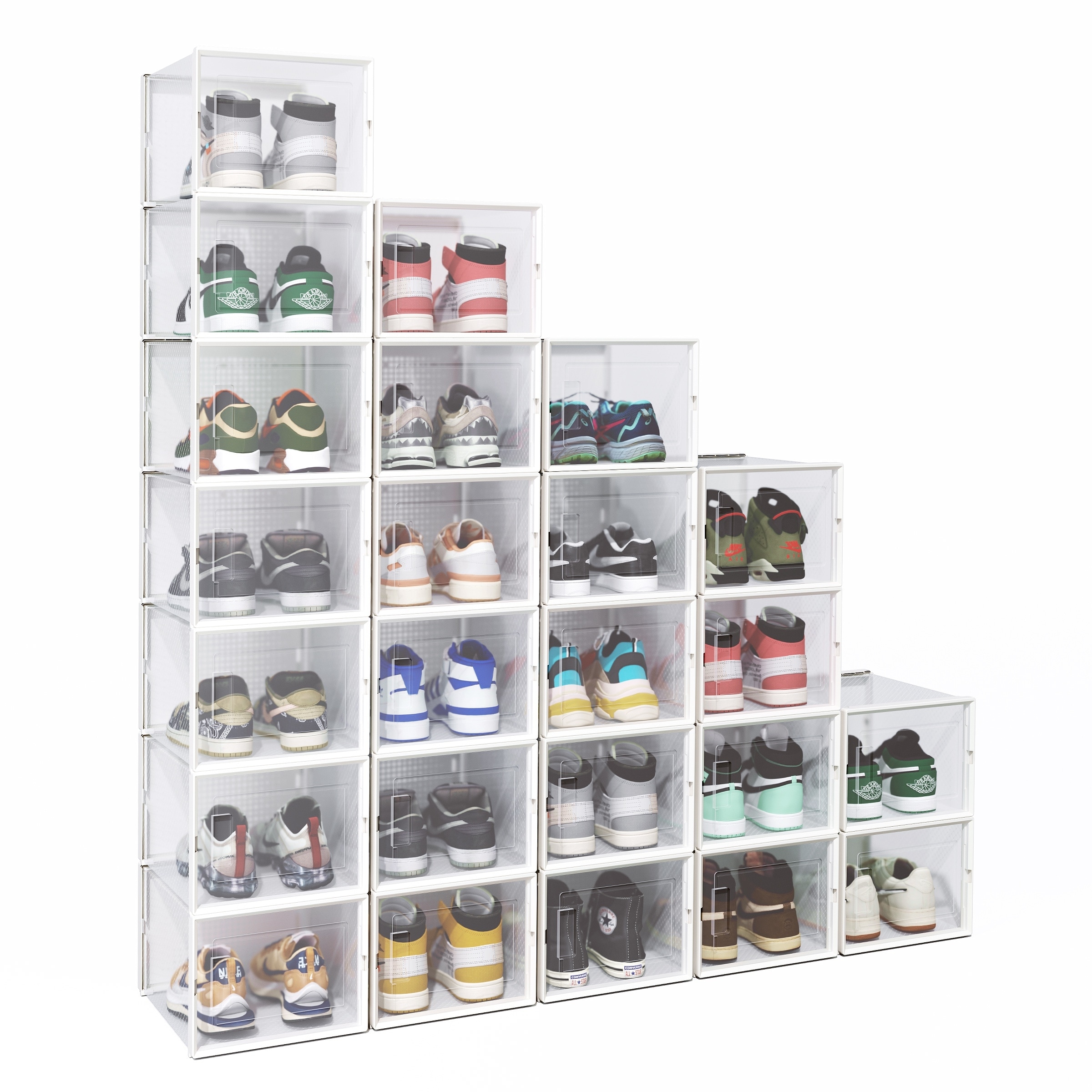 Bed bath and online beyond clear shoe boxes