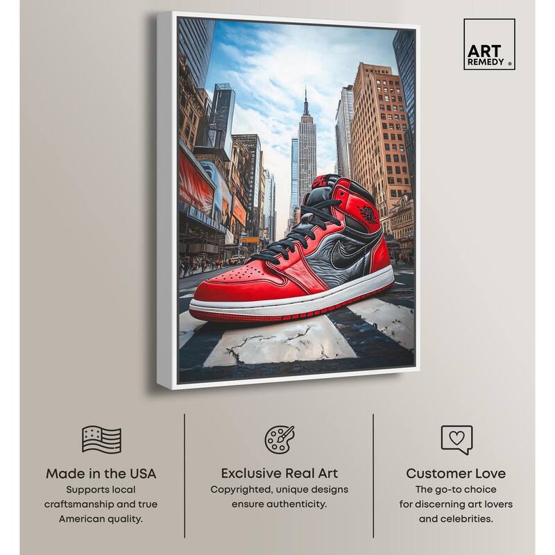 Sneaker of New York Canvas by Art Remedy