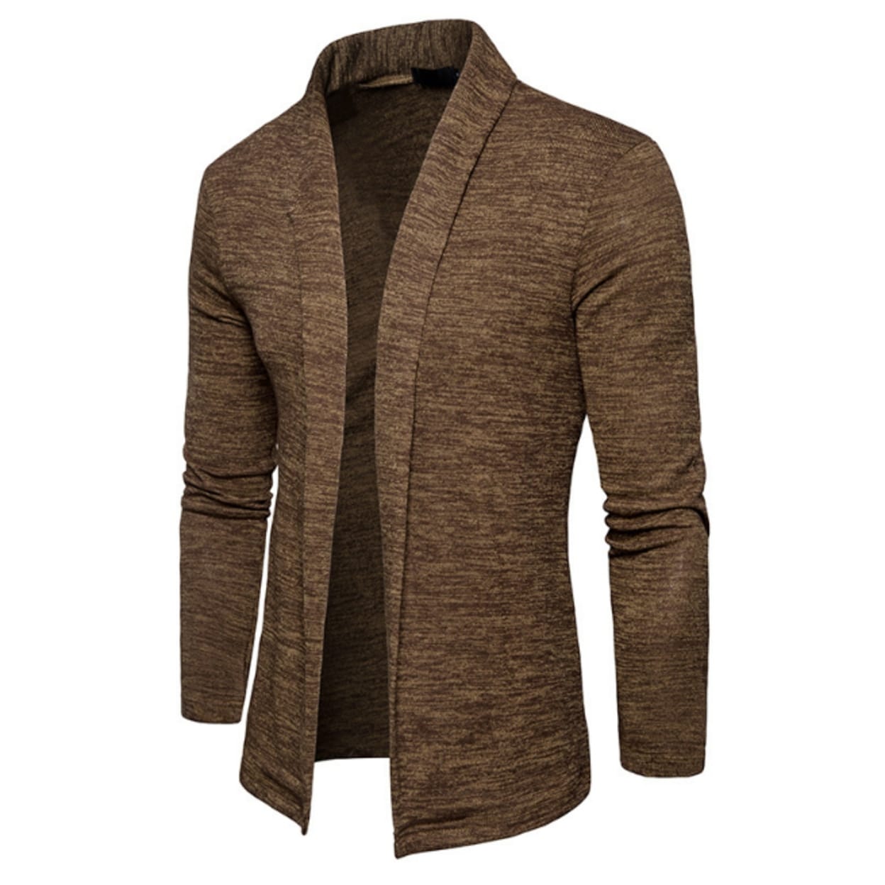 drape collar cardigan