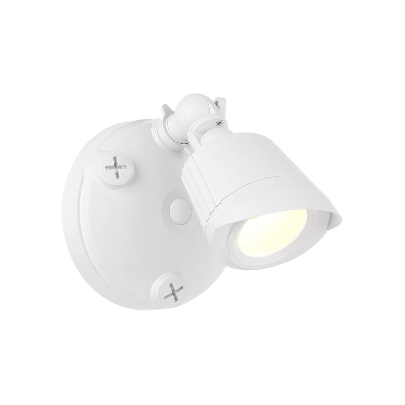 Savoy House 4-FLOOD-A1-3000K Single Light 5" Wide LED Outdoor Flood - White