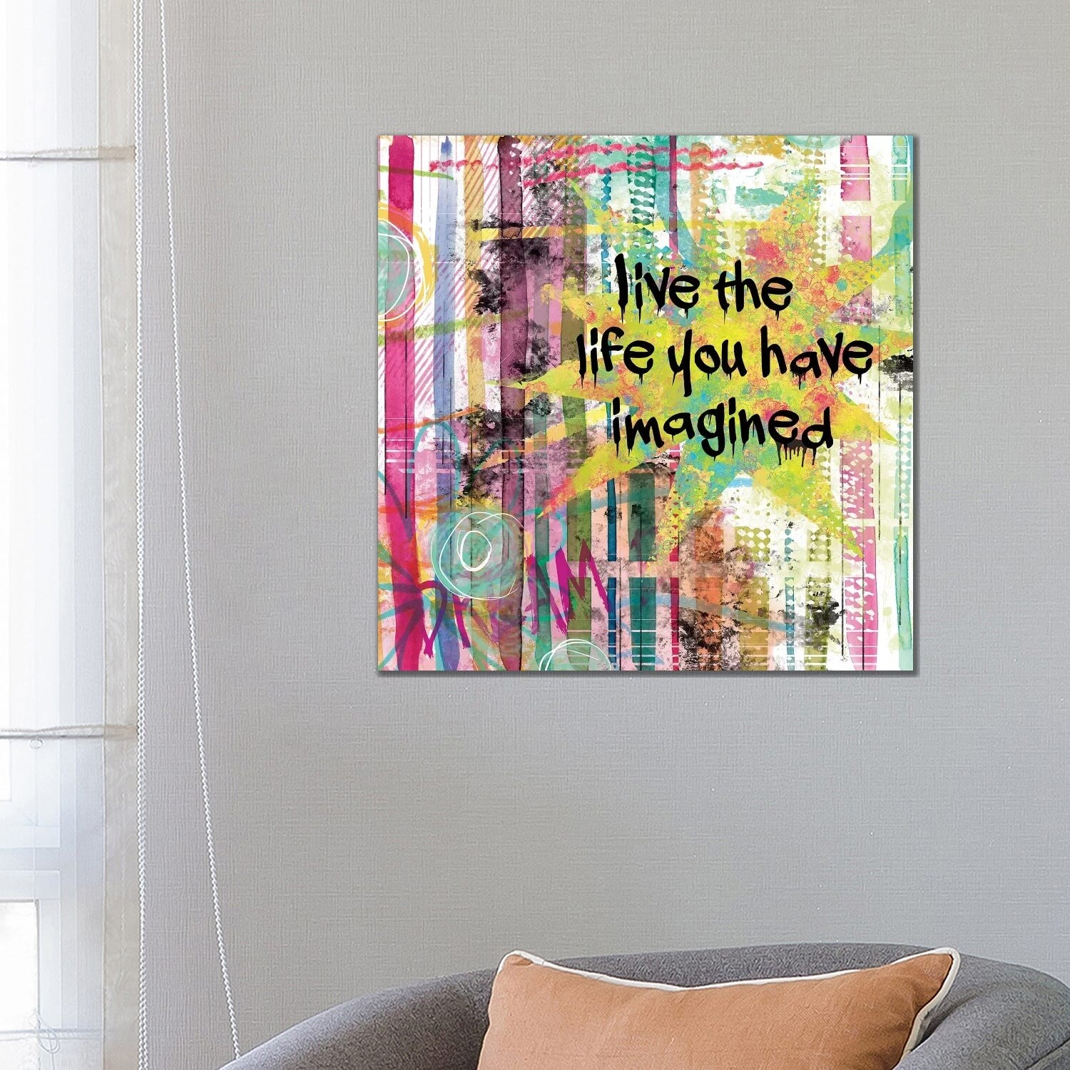 Icanvas Live The Life You Have Imagined By Carol Robinson Canvas Print Overstock