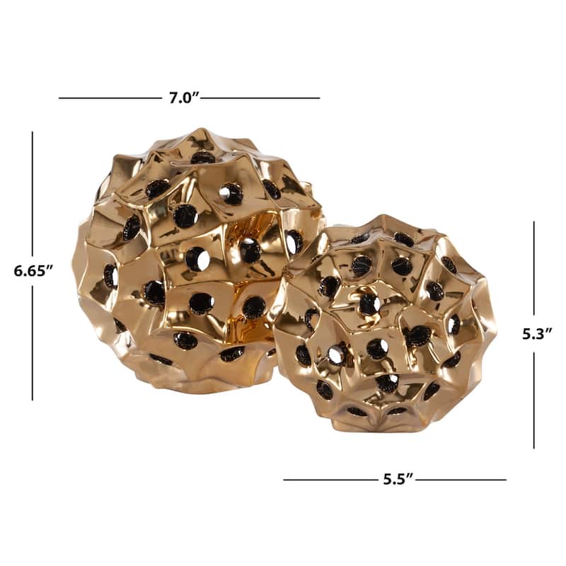 SAFAVIEH Home Ovis Ceramic Vase -Set of 2