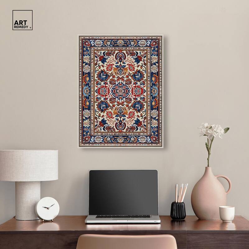 Morrocan Garden Canvas by Art Remedy