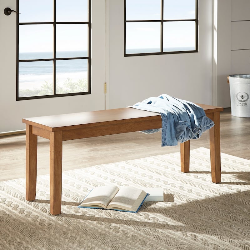 Wilmington II 60-Inch Rectangular Oak Finish Dining Set by iNSPIRE Q Classic