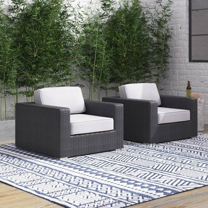Patio Chair With Sunbrella Cushions - Stylish And Durable Outdoor Seating(Excluding the table)