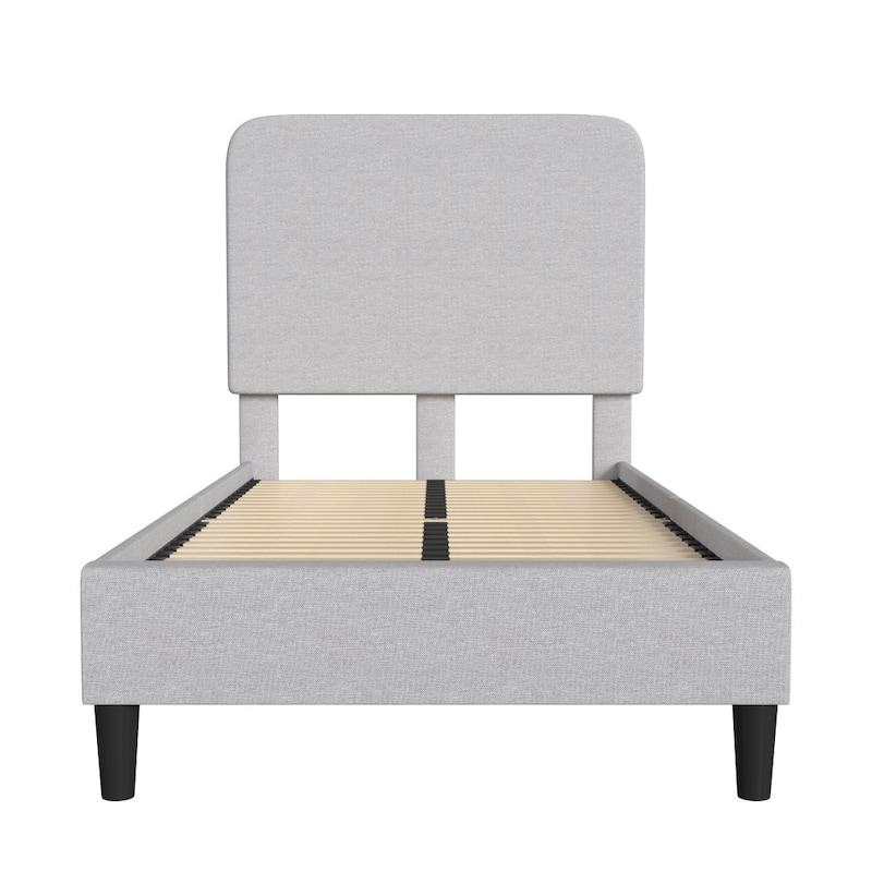 Platform Bed with Headboard - No Foundation Needed