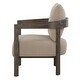 preview thumbnail 8 of 8, Uttermost Sienna Sand Fabric Accent Chair - 28.5" H x 27" W x 29" D