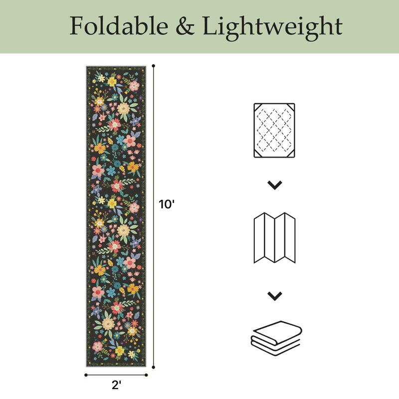 Mcow Quick-Dry Low-Pile Non-Slip Washable Indoor Outdoor Area Rug