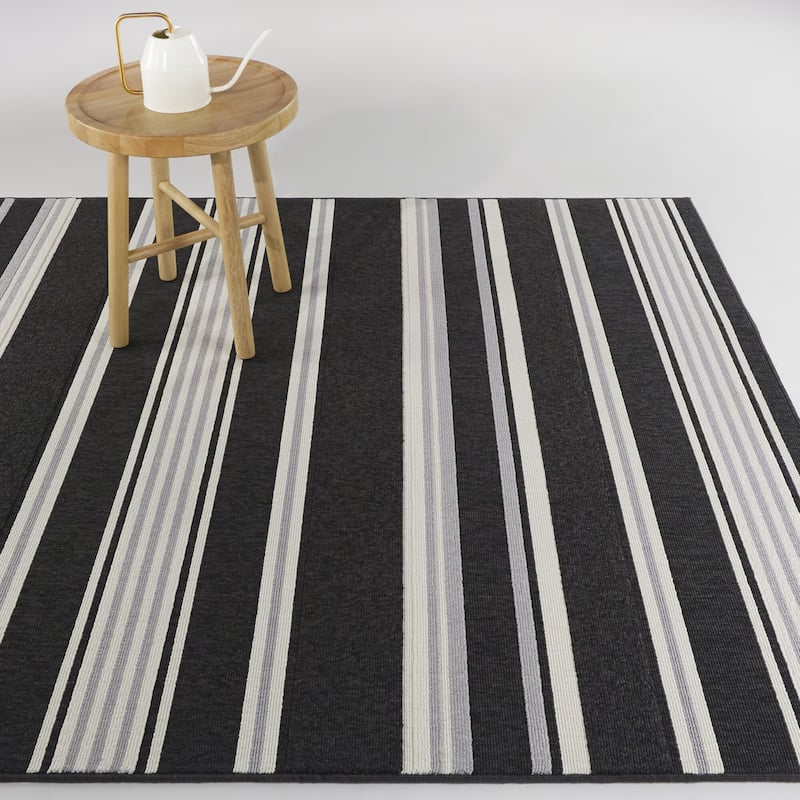 Antonin Striped Indoor/Outdoor Area Rug