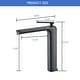preview thumbnail 7 of 5, BATHLET Single Hole Single Handle Vessel Sink Faucet in Matte Black