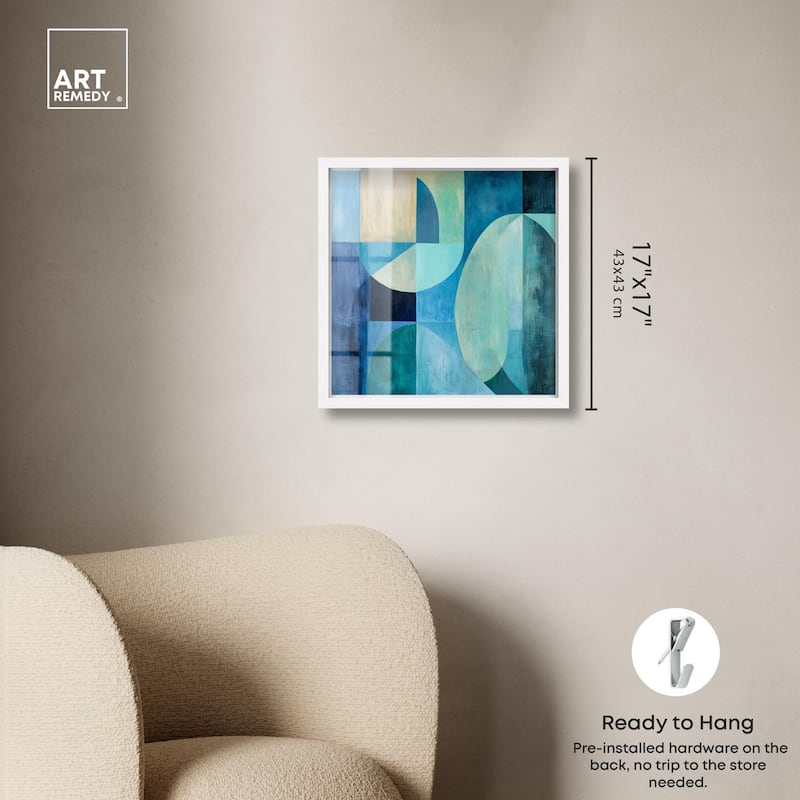 Color Blocks II Shadowbox by Art Remedy