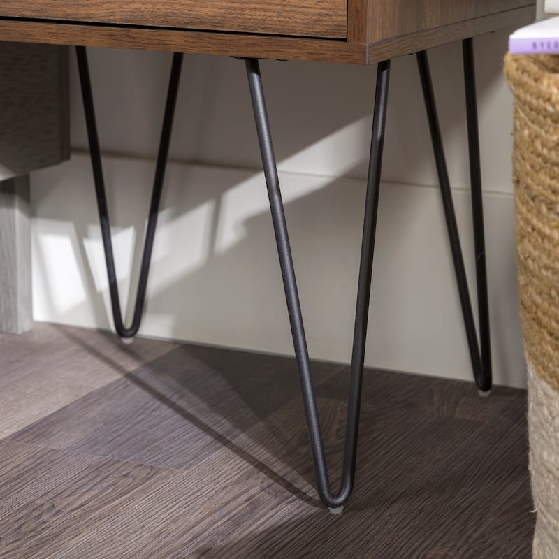 Middlebrook 18-inch 1-drawer Hairpin Nightstand