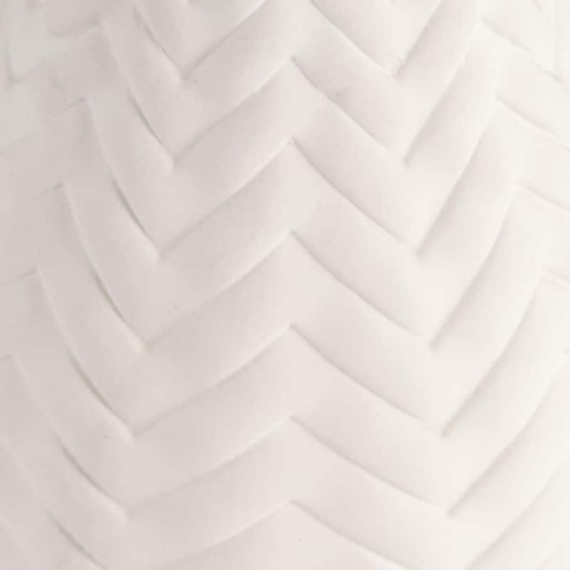 Sagebrook Home Artisan Crafted Ceramic Vase - Versatile Home Accent for Tabletop or Shelf Display