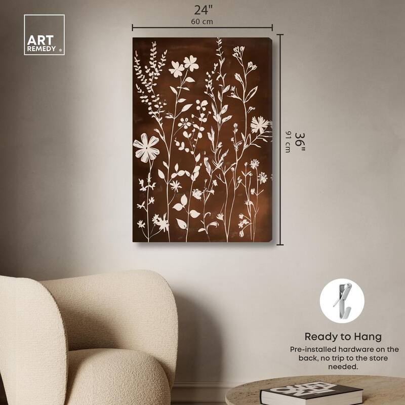 Void Verdancy II Canvas by Art Remedy, Gallery Wrapped