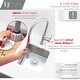 preview thumbnail 18 of 22, STYLISH Forli Single Handle Pull Down Kitchen Faucet