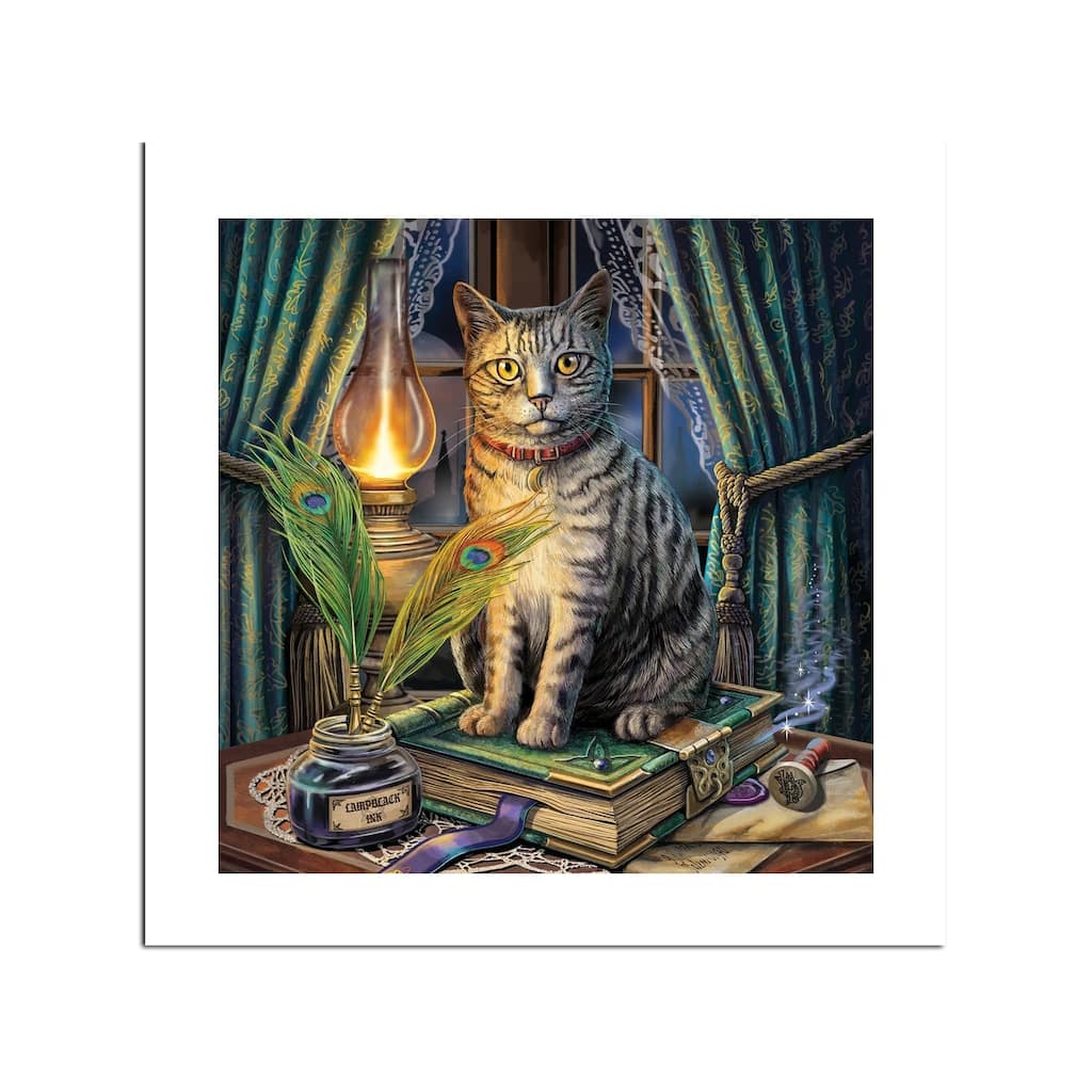 Book Of Shadows Fine Art Paper Print by Lisa Parker - Multi