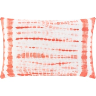 Artistic Weavers Saran Tie-Dye Striped Cotton 14x22-inch Lumbar Throw Pillow