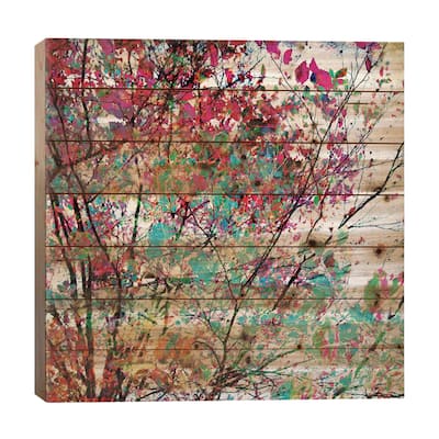 Autumn VIII Print On Wood by Mareike Böhmer - Multi-Color