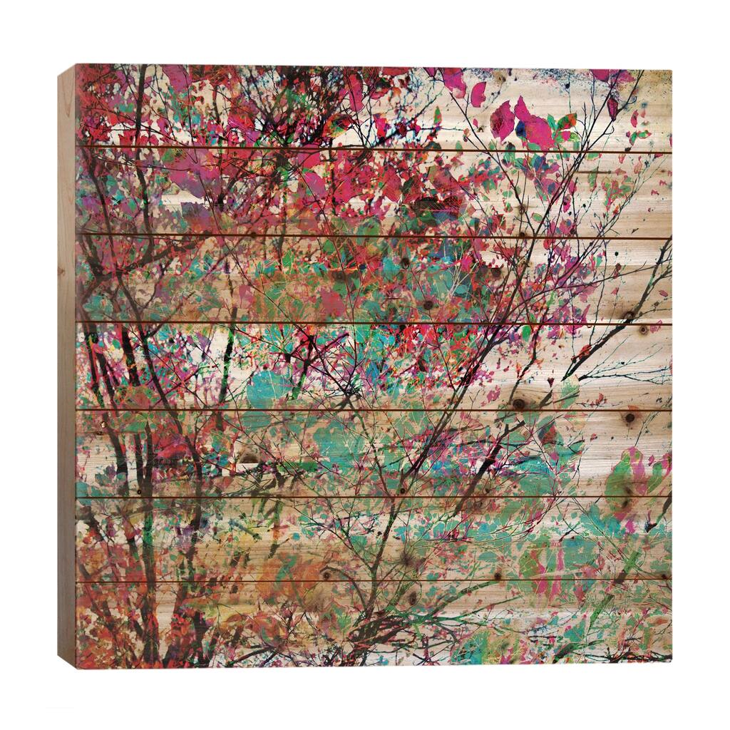 Autumn VIII Print On Wood by Mareike Böhmer - Multi-Color