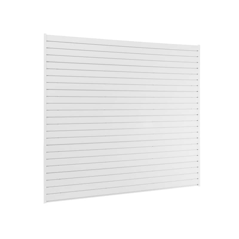 NewAge Products 40 sq ft. PVC Slatwall (Pack of 6)