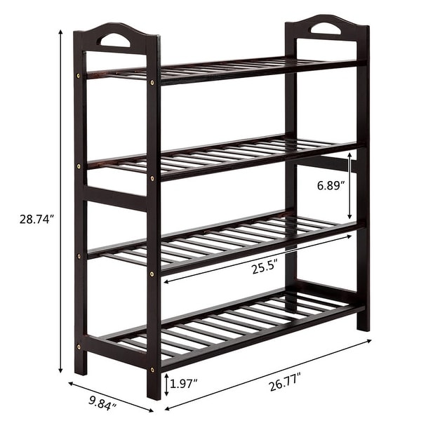 BuyAgain 4 Pack Wire Rack Slides Under Shelves for Storage Easy to Install,Black&White Under Shelf Basket