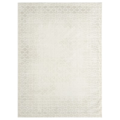DKNY Grand Street Indoor only Cream / Ivory Geometric Area Rug