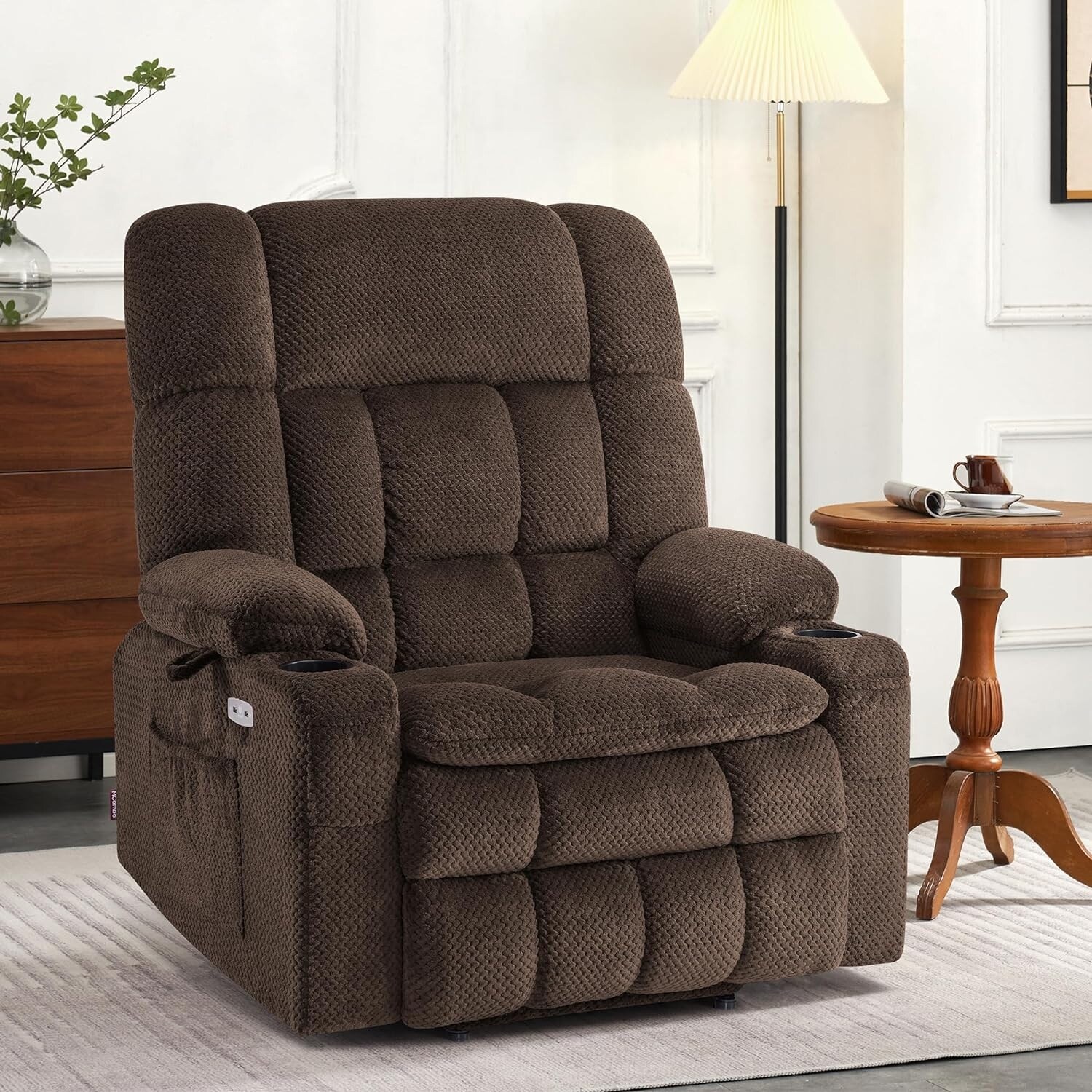 MCombo Dual Motor Power Lift Recliner Chair with Massage and Heat