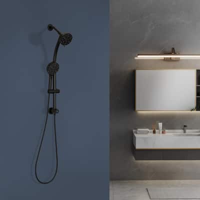 Topcraft Wall Mount Multi-Functional Dual Head Showerhead