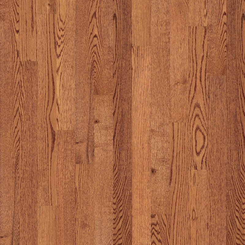 Shaw SW785 The Gallery 3" Wide Smooth Engineered Red Oak Hardwood - Gunstock
