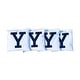 preview thumbnail 1 of 1, Yale Bulldogs White Cornhole Bags All-Weather Resin Filled