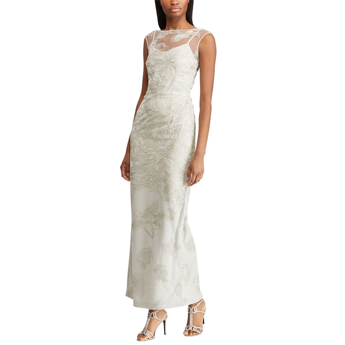 Ralph lauren embroidered dress clearance