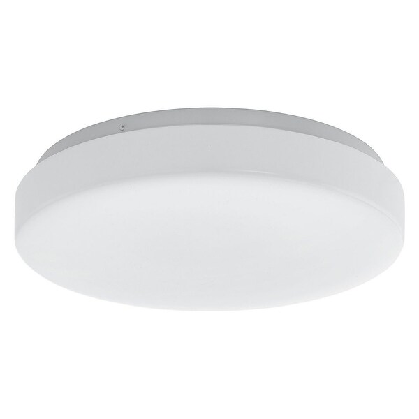 Eglo Beramo Led Ceiling Light With White Plastic Cover Overstock 20056232