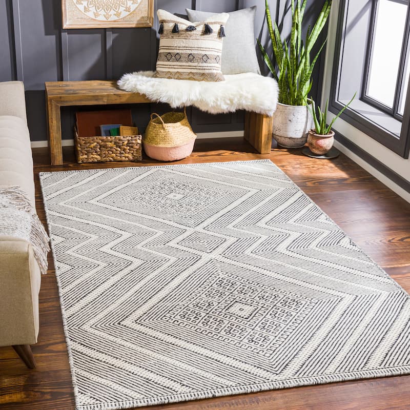 Artistic Weavers Vaikar Moroccan Diamond Hand Woven Area Rug
