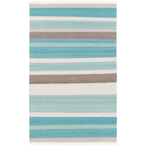 Porch & Den Indianola Hand-Woven Wool/ Cotton Area Rug