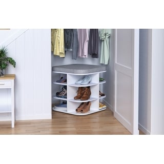 ClosetMaid Revolution Rotating Shoe Storage Bench