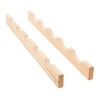 Hardware Resources 24 Inch Wide 5 Bottle Wine Storage Rack