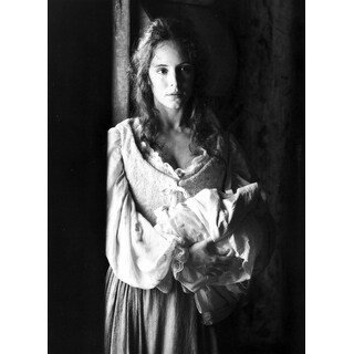 Madeleine Stowe in White with Black Background Photo Print - Bed Bath