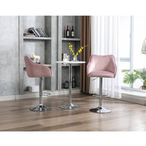 Modern Heighted Bar Accent Chair with set of 2