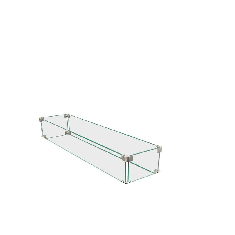 LSI Rectangle Fire Pit Flame Guard
