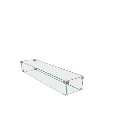 LSI Rectangle Fire Pit Flame Guard