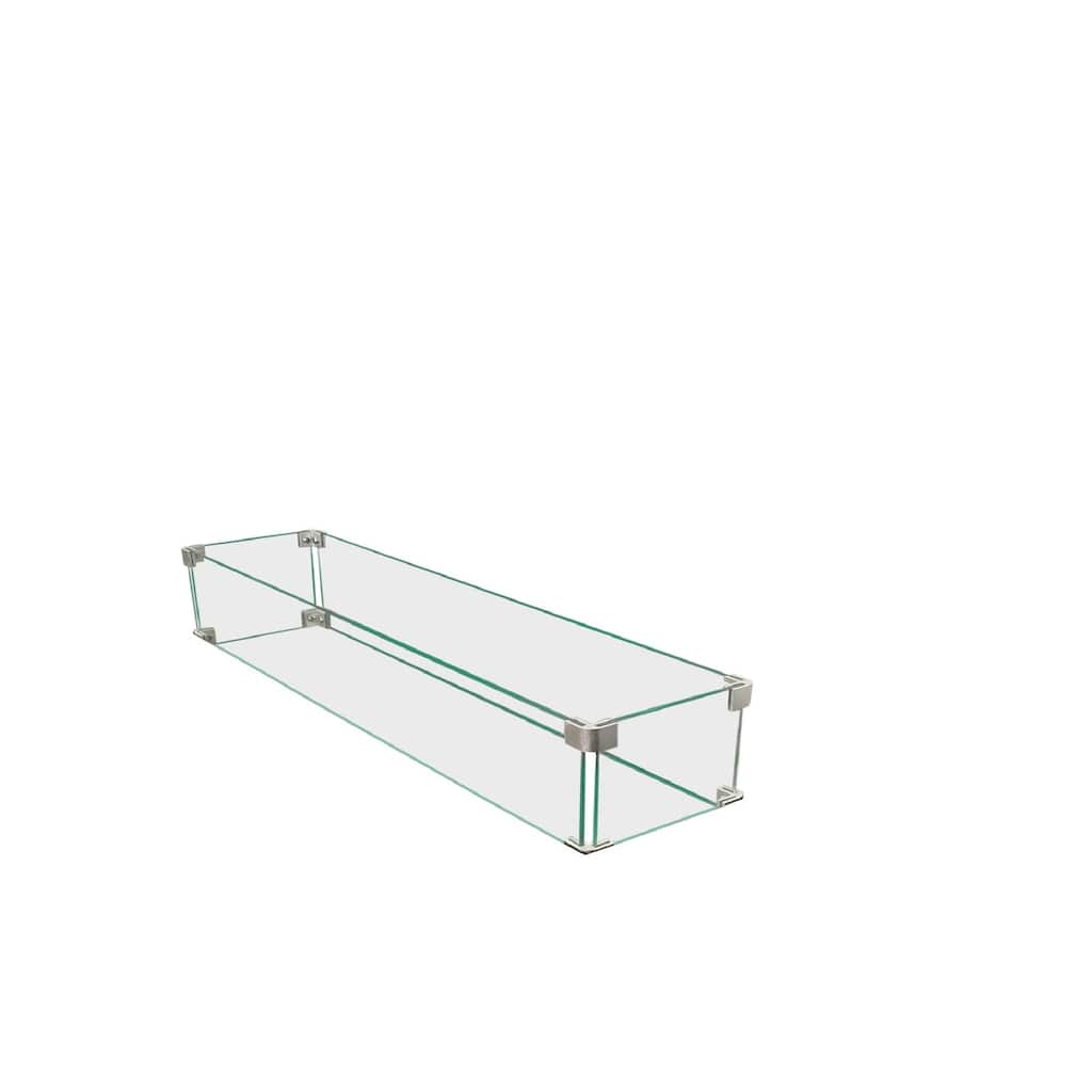 LSI Rectangle Fire Pit Flame Guard