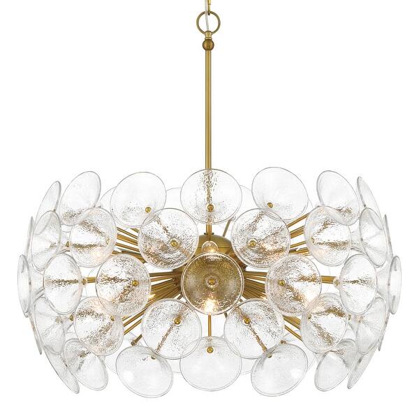 slide 2 of 2, Minka Lavery 3657 Winter 10 Light 30" Wide Sputnik Chandelier