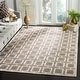 preview thumbnail 1 of 2, SAFAVIEH Couture Hand-knotted Tibetan Fraga Modern Wool Rug 9' x 12' - Buckwheat/Antique White - Rectangle