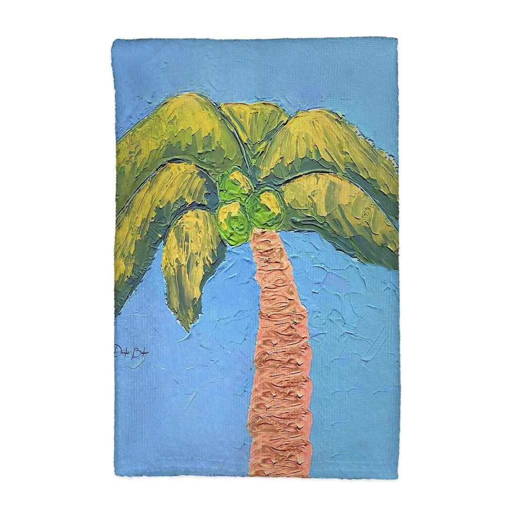 Drake's Palm Tree Kitchen Towel - 16x25