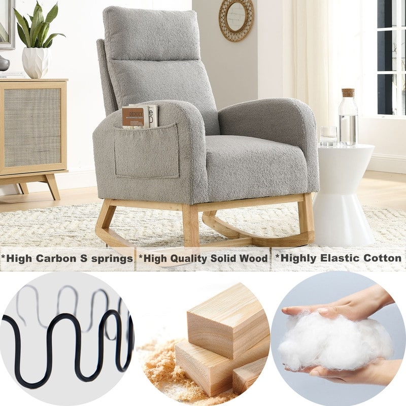 Living Room Lounge Arm Rocking Chair