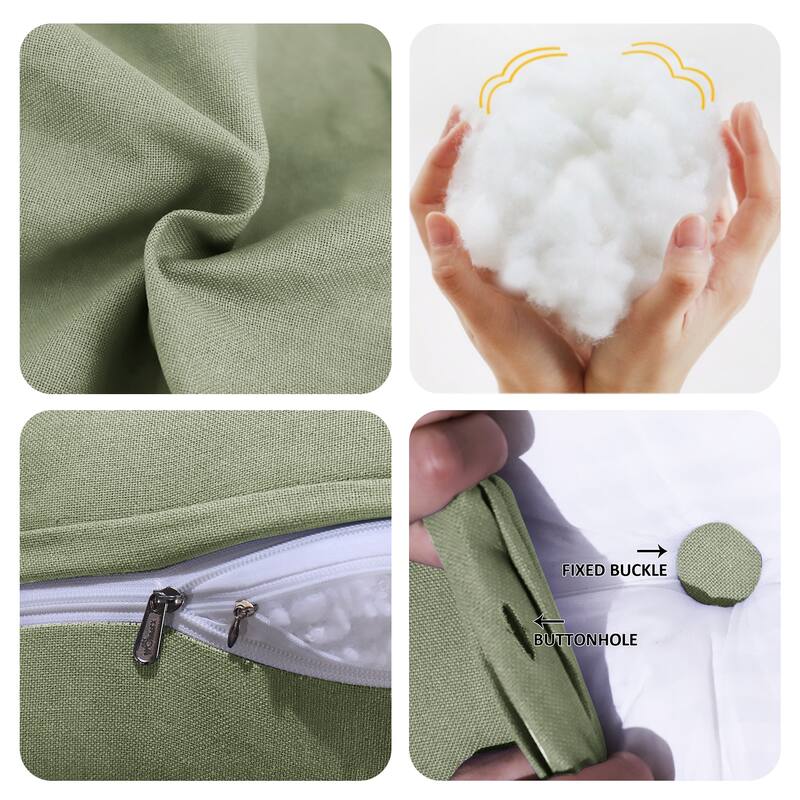 WOWMAX Bed Rest Wedge Reading Pillow Headboard Back Support Cushion